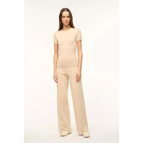 STAUD Pants - Staud NWT Women’s Knit Jet Set Camel Lounge Pants Sz  Small
